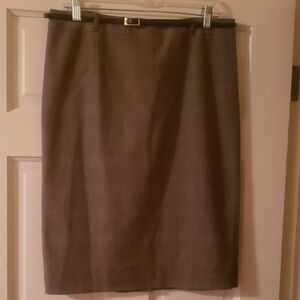 Dalia Collection Charcoal Pencil Skirt